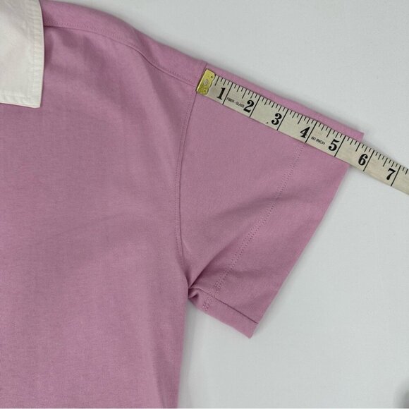 Everlane Women's NWT Mauve Purple The Organic Cotton Polo Shirt Dress S/C40 - Picture 14 of 15